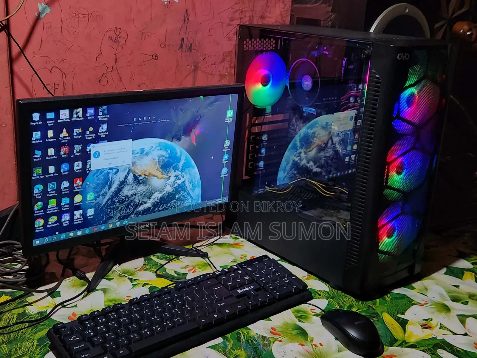 Desktop Computer 8GB AMD Ryzen 5 SSD 256GB