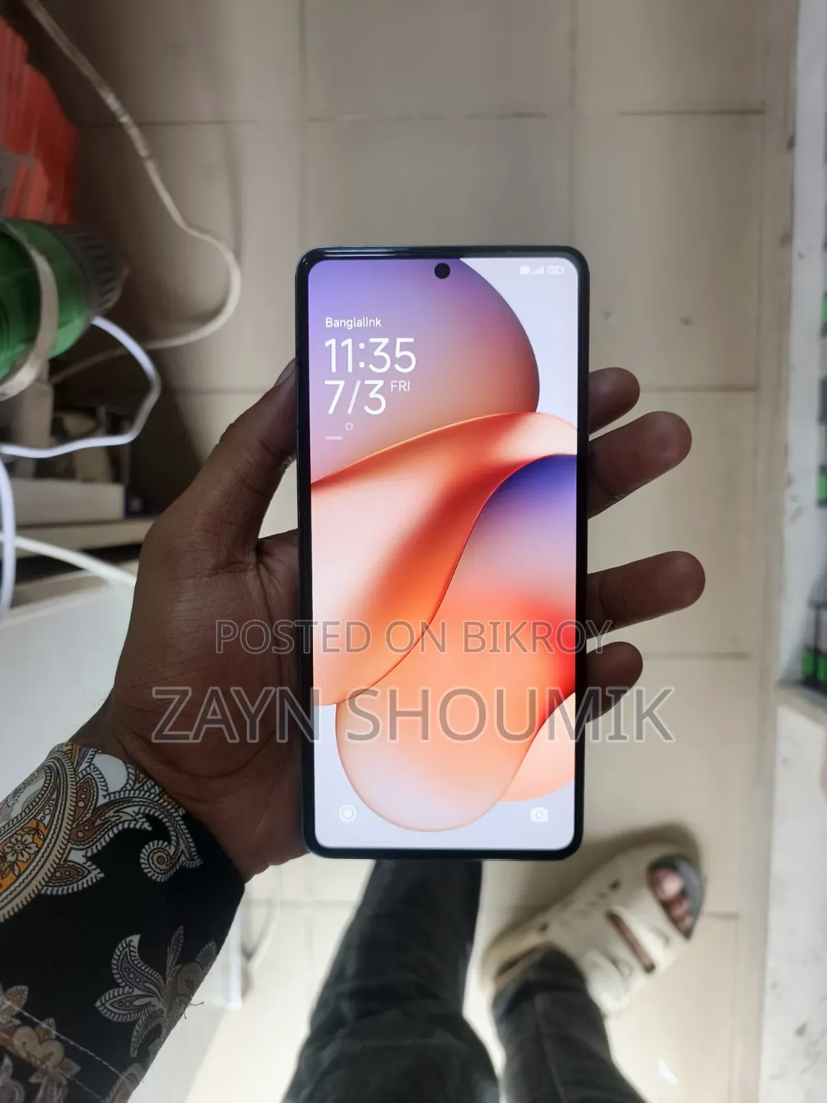 শাওমি রেডমি নোট ১২ প্রো ৫জি ১২৮ জিবি ব্লু