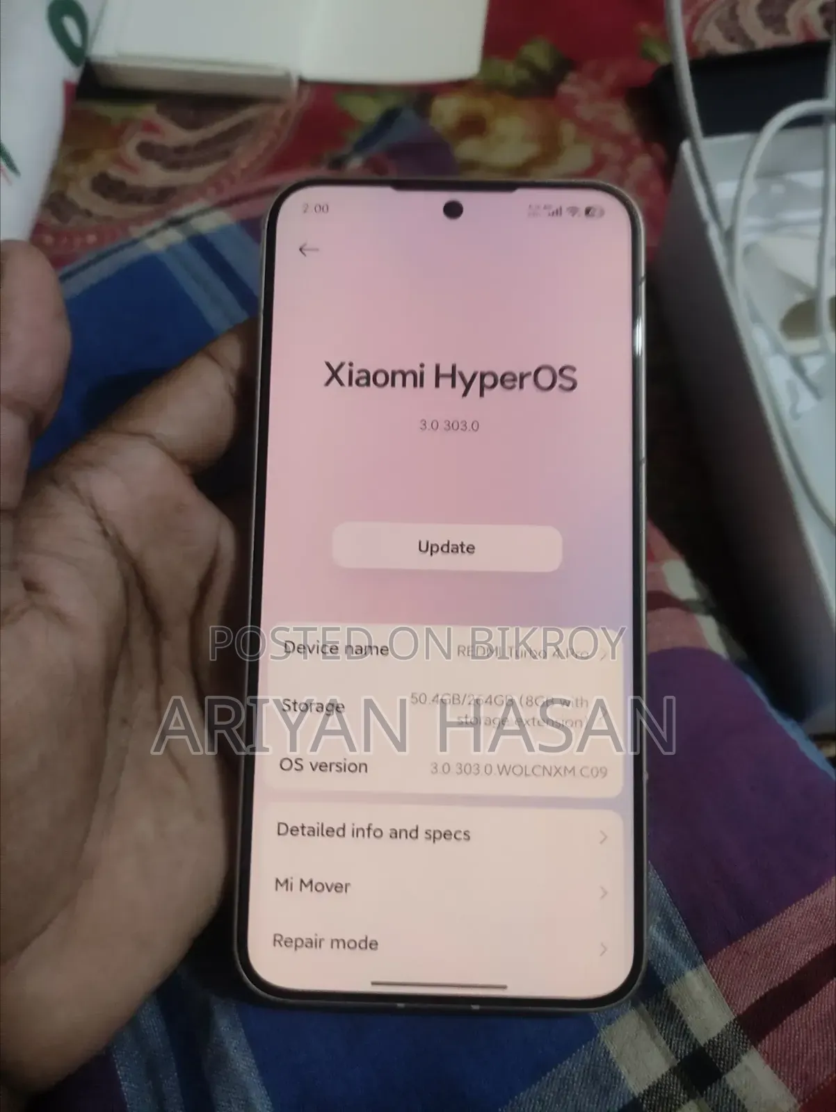 Xiaomi Redmi Turbo 4 Pro 256 GB White