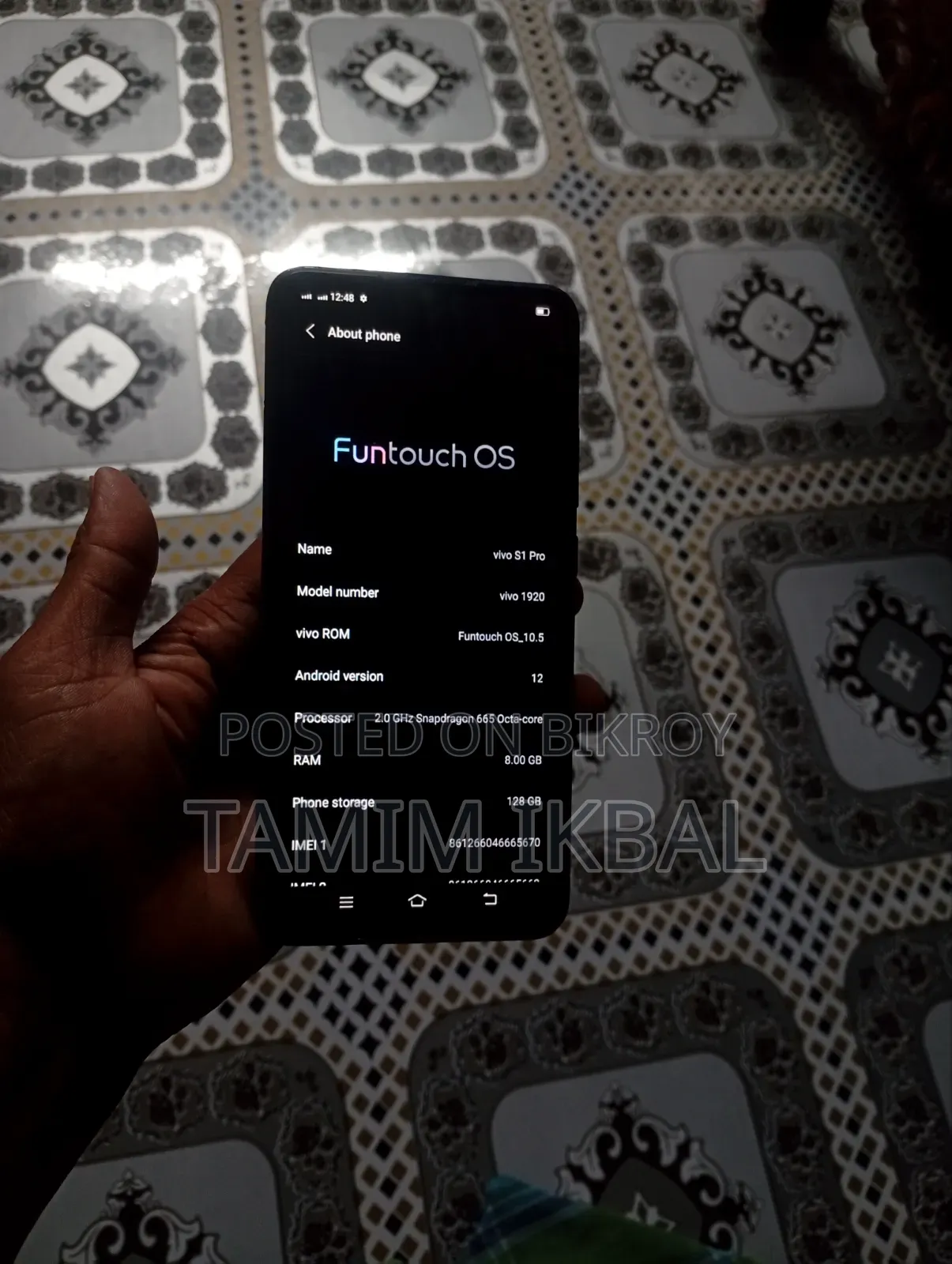 Vivo S1 Pro 128 GB Blue