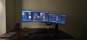 Kaloc Dual Monitor Arm Desk Mount Stand