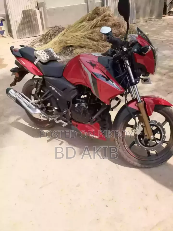 TVS Apache RTR 160 2V 2022 Red