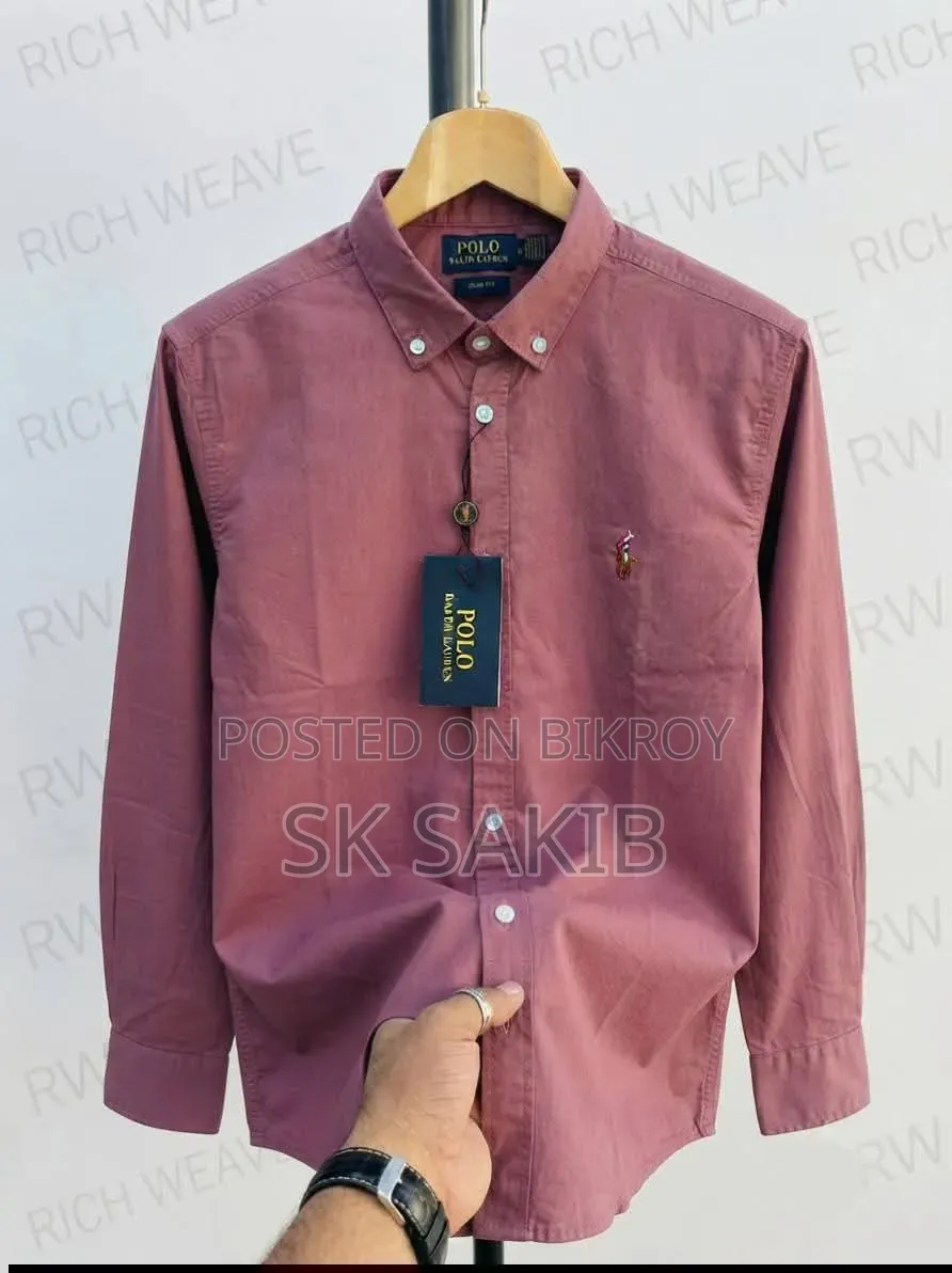 Polo Premium Full Sleeve Cotton Shirt for Men – Cream