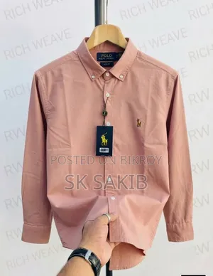 Polo Premium Full Sleeve Cotton Shirt for Men – Cream