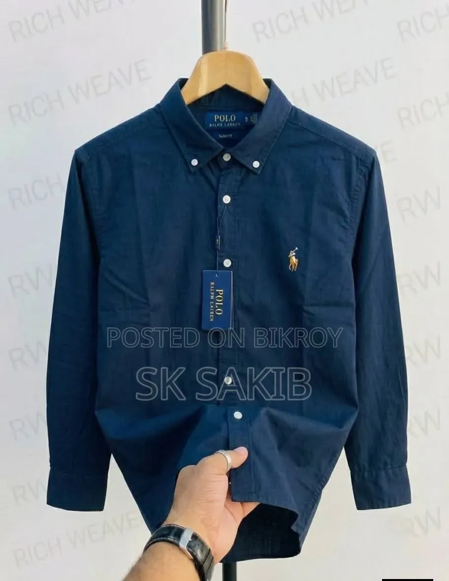 Polo Premium Full Sleeve Cotton Shirt for Men – Cream