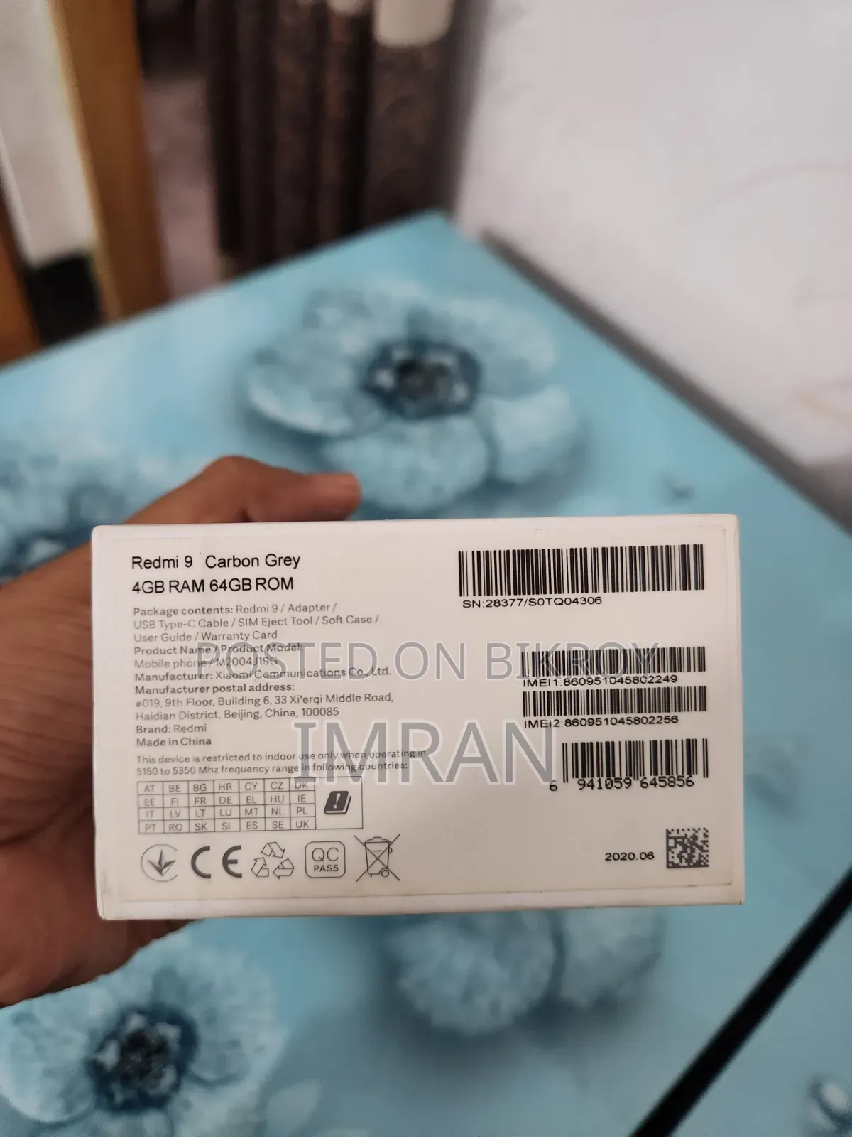 Xiaomi Redmi 9 64 GB Black