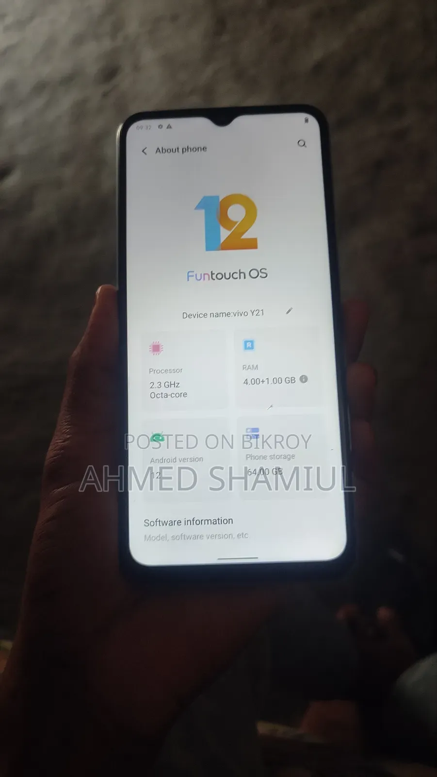 Vivo Y21 64 GB Rose Gold