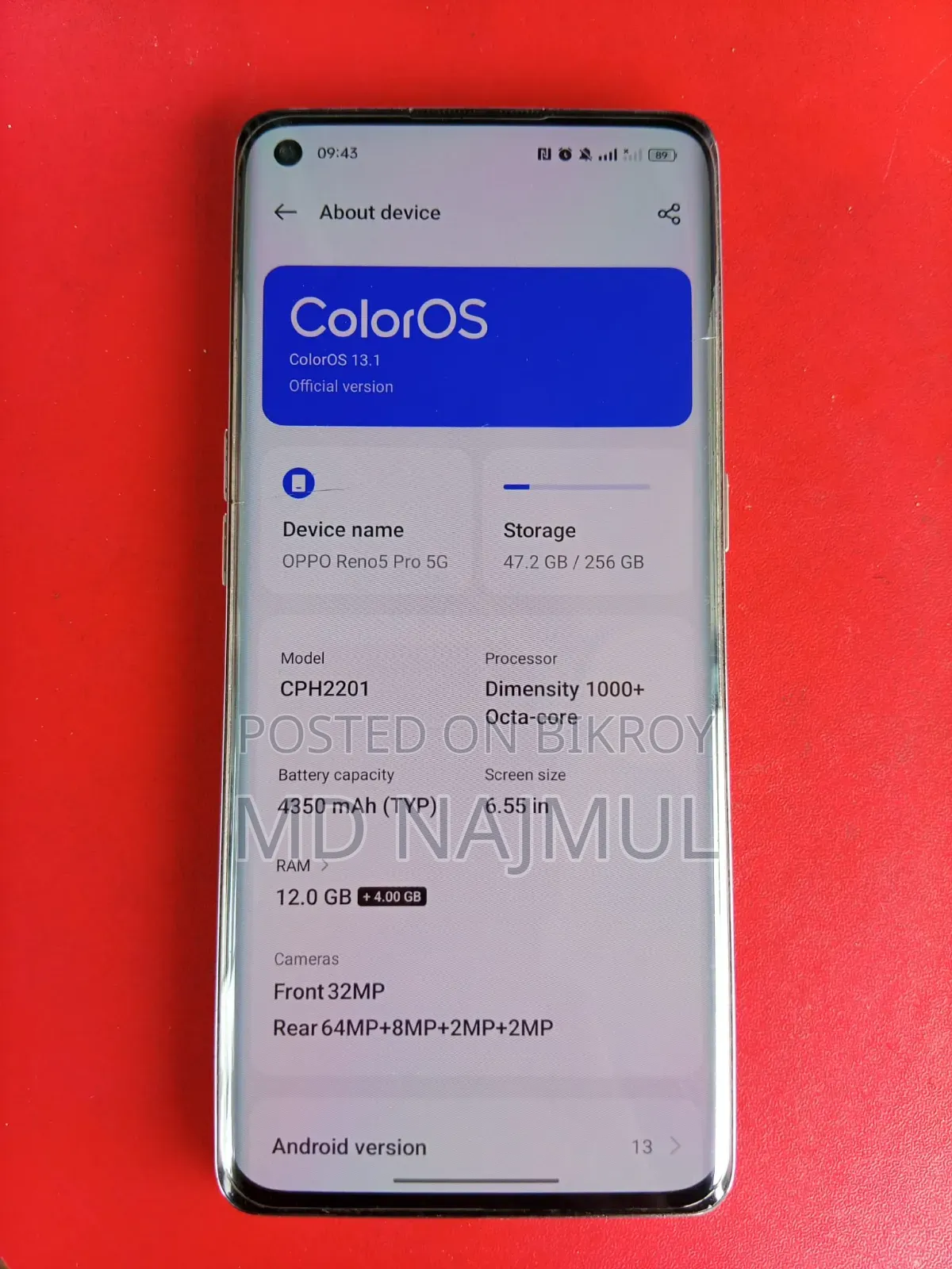 Oppo 256 GB
