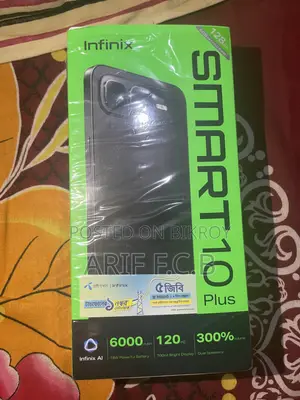 Infinix Smart 10 Plus 128 GB Black
