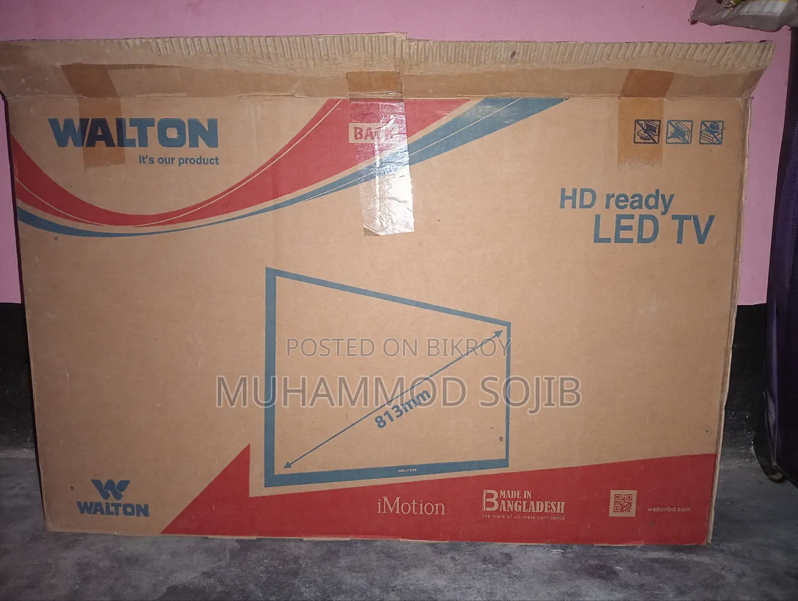 Walton LED HD 32" at a discount price for today only