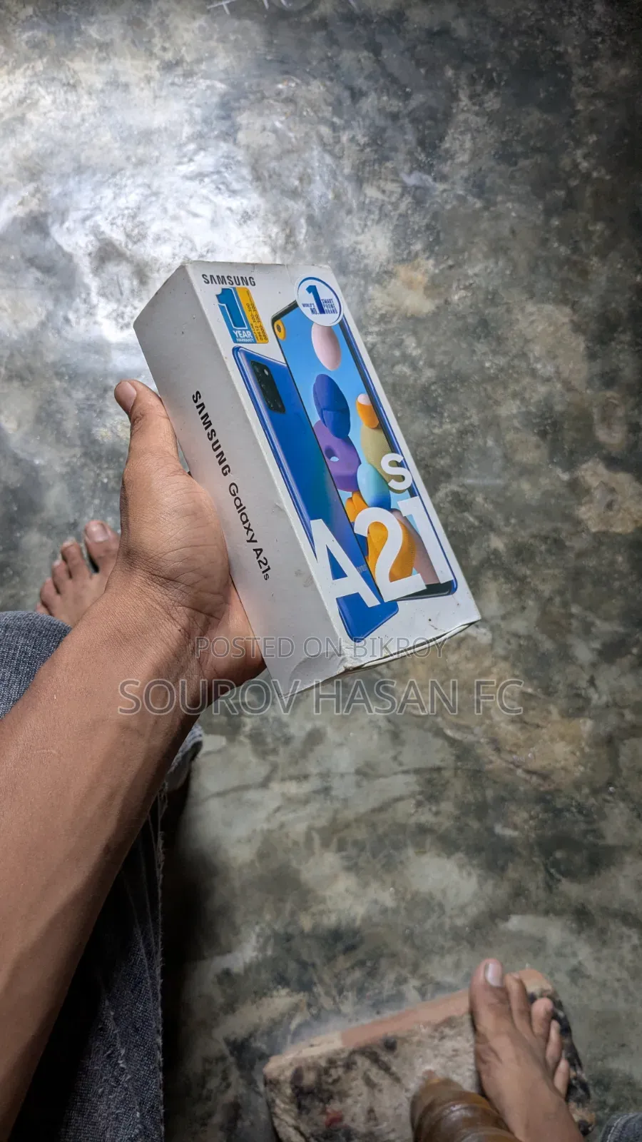 স্যামসাং গ্যালাক্সি এ২১এস ৬৪ জিবি নীল
