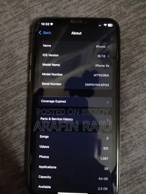 Apple iPhone XS 64 GB Gold