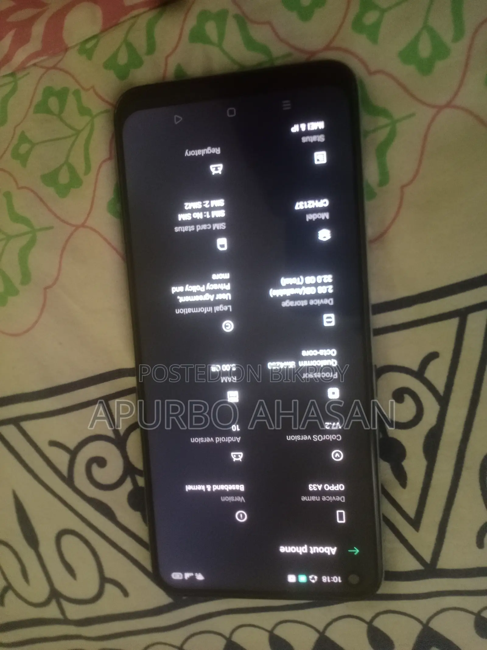 Oppo A33 32 GB Blue
