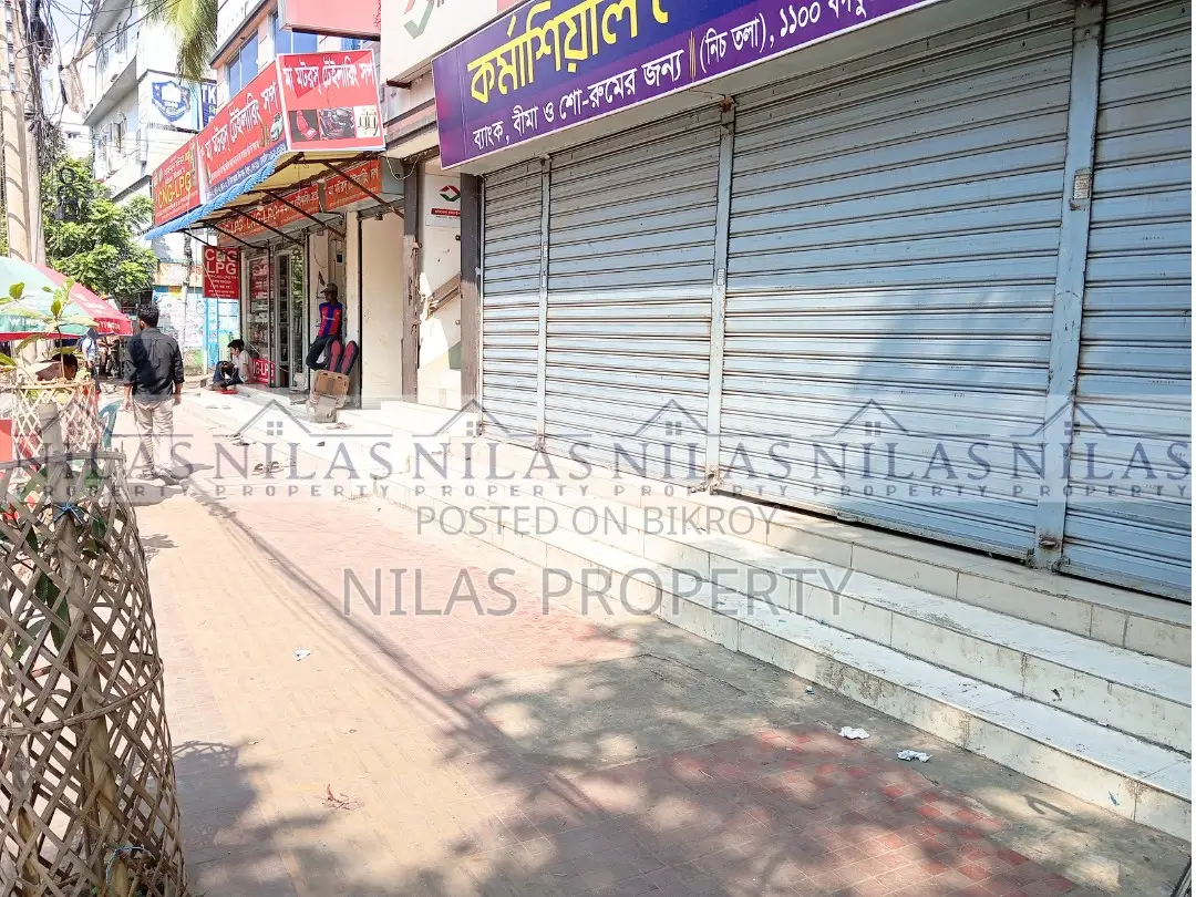 Ground Floor Showroom/Café Shop Space for Rent in Mirpur