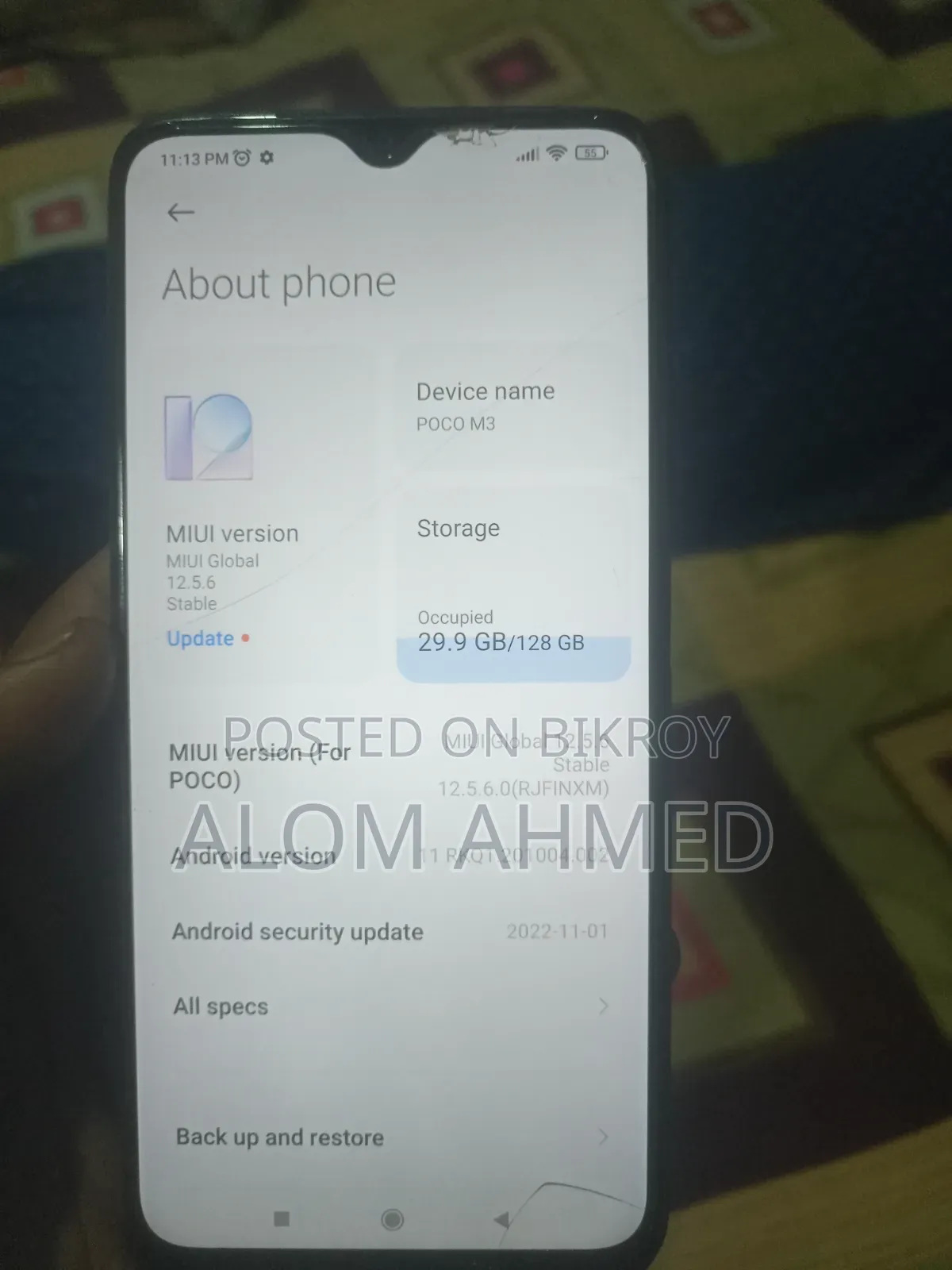 Xiaomi Poco M3 128 GB Blue