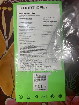 Infinix Smart 10 Plus 128 GB Black
