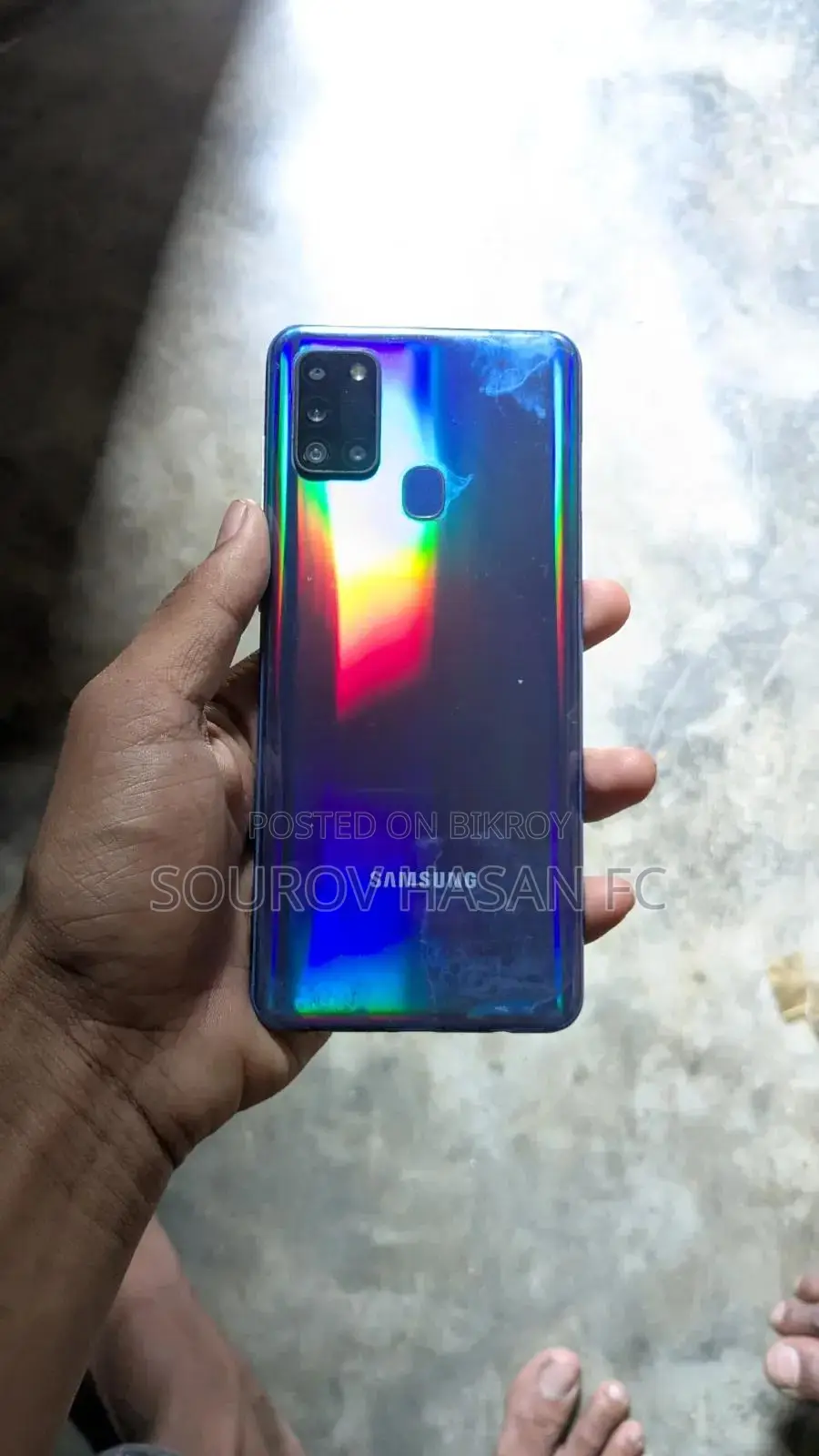 স্যামসাং গ্যালাক্সি এ২১এস ৬৪ জিবি নীল