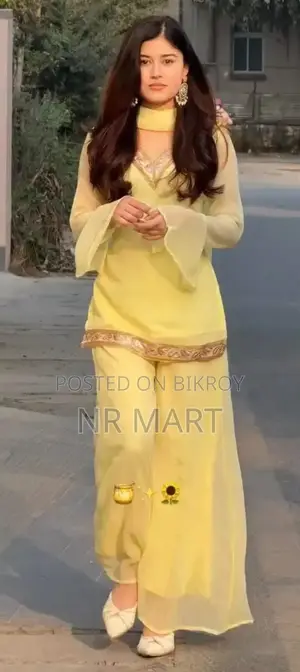 জর্জেট সিকুয়েন্স থ্রি পিস