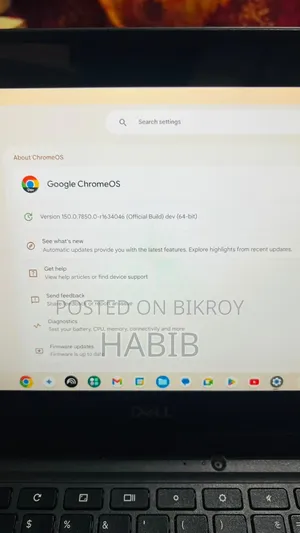 Laptop Google 4GB Intel Core I7 SSD 16 GB