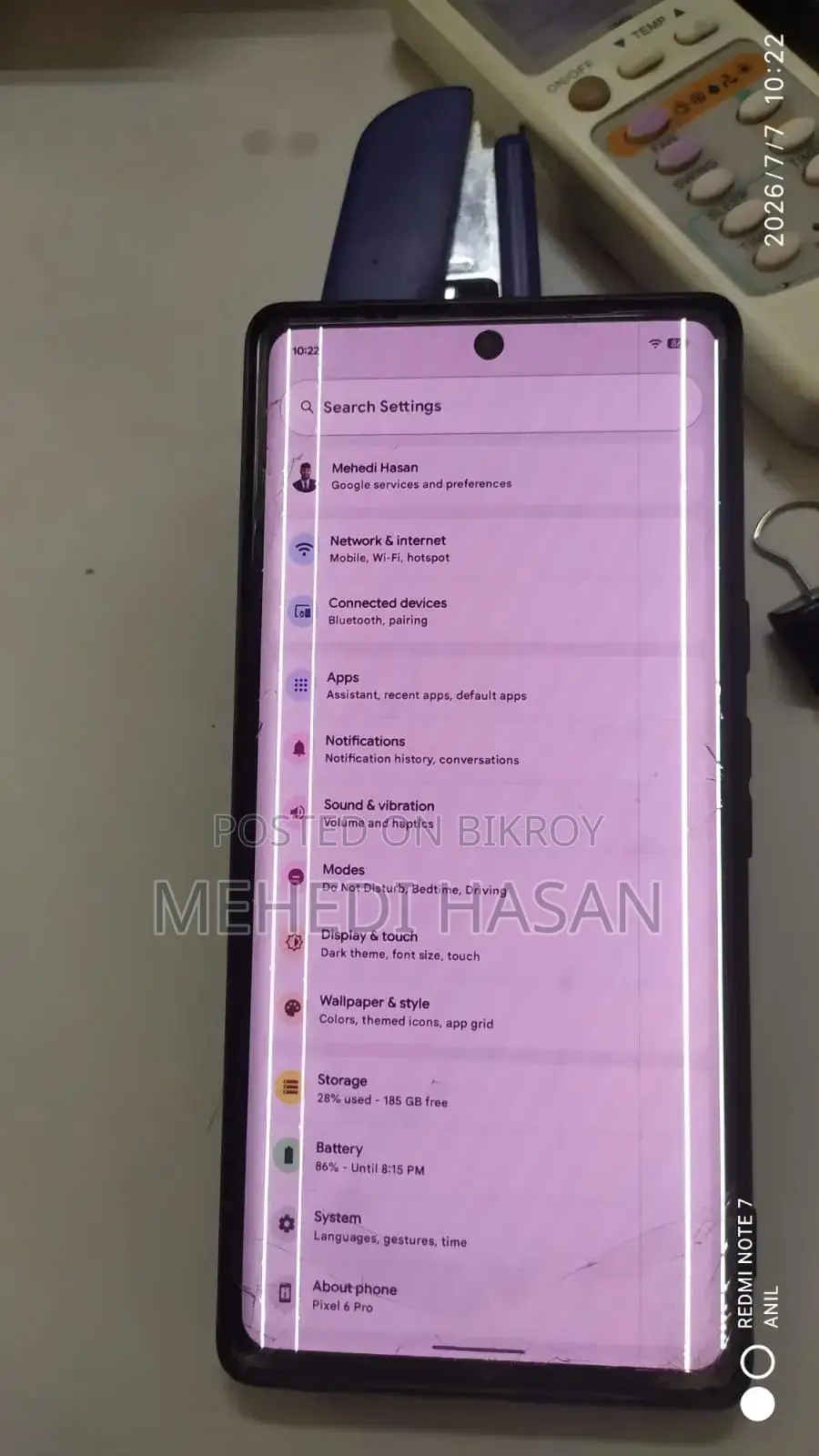 Google Pixel 6 Pro 256 GB Black
