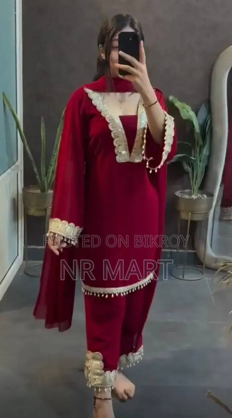 Georgette Sequence Three Piece