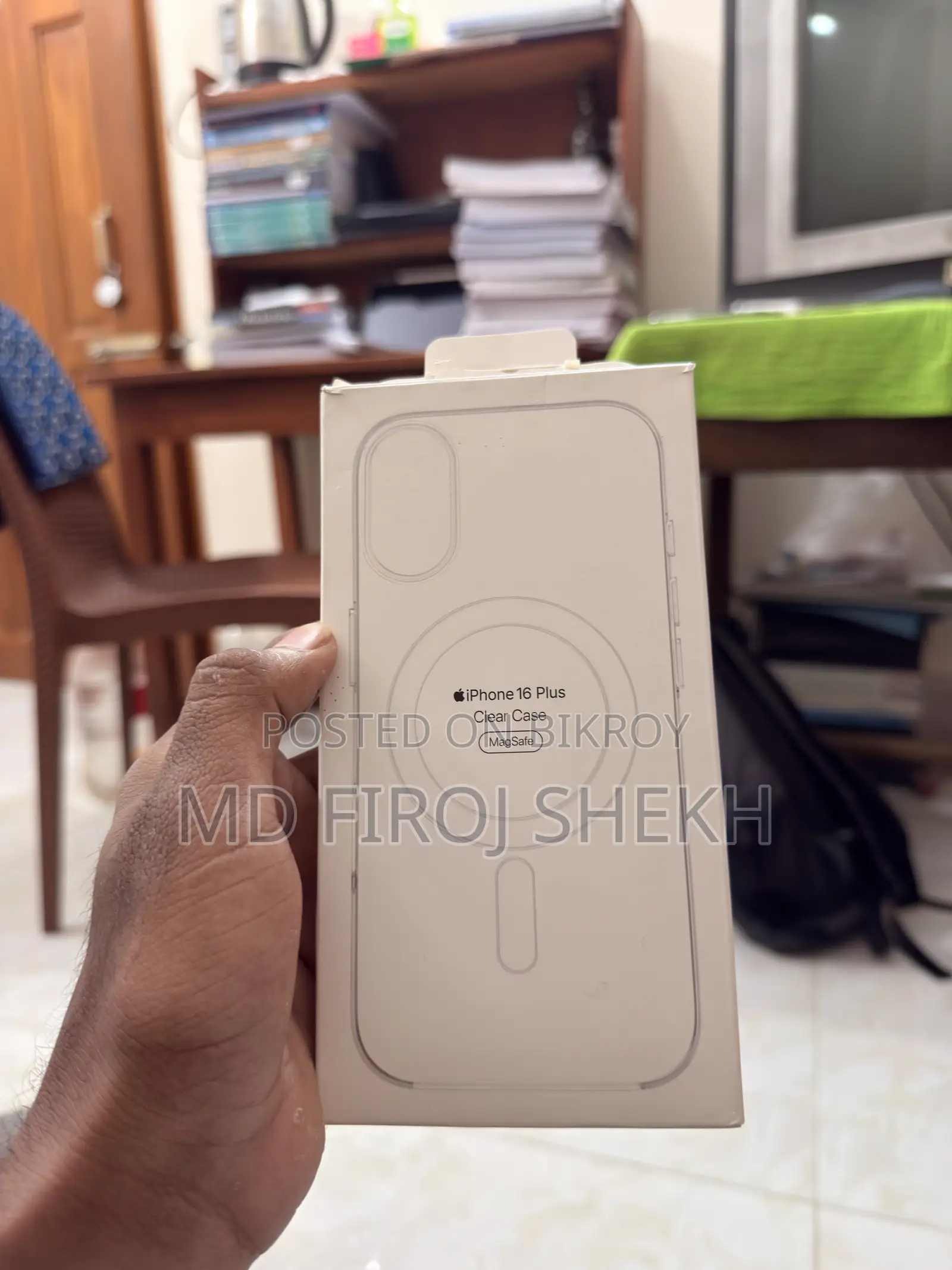 iPhone 16 Plus Anti Yellow Magsafe Clear Case
