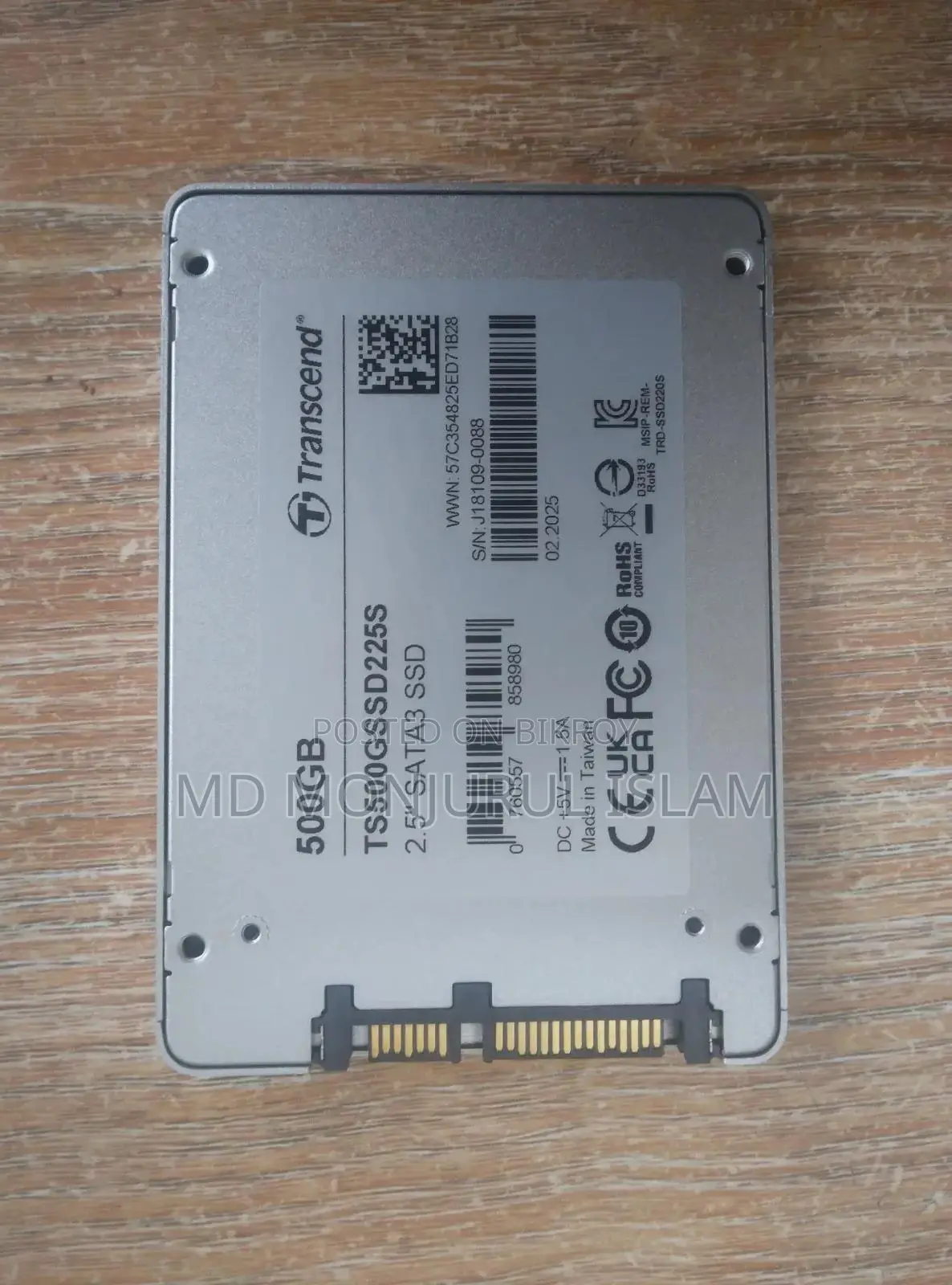 Trancend Ssd 500 Gb Model:225s