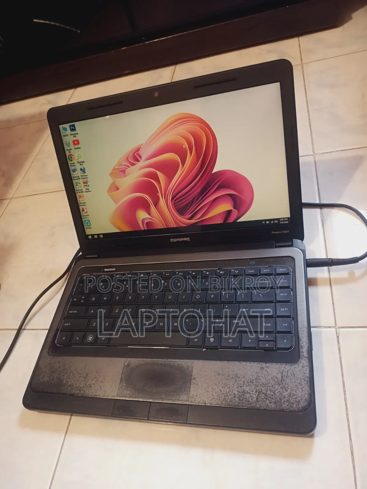 Laptop HP Compaq Presario CQ43 4GB Intel Pentium HDD 160GB