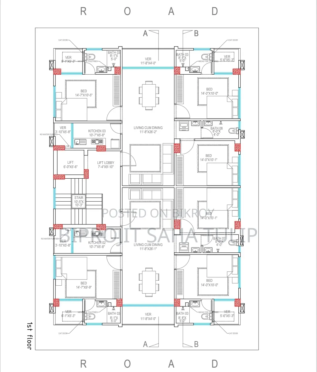 3-Bedroom Apartment in Jalshiri Abason for Sale