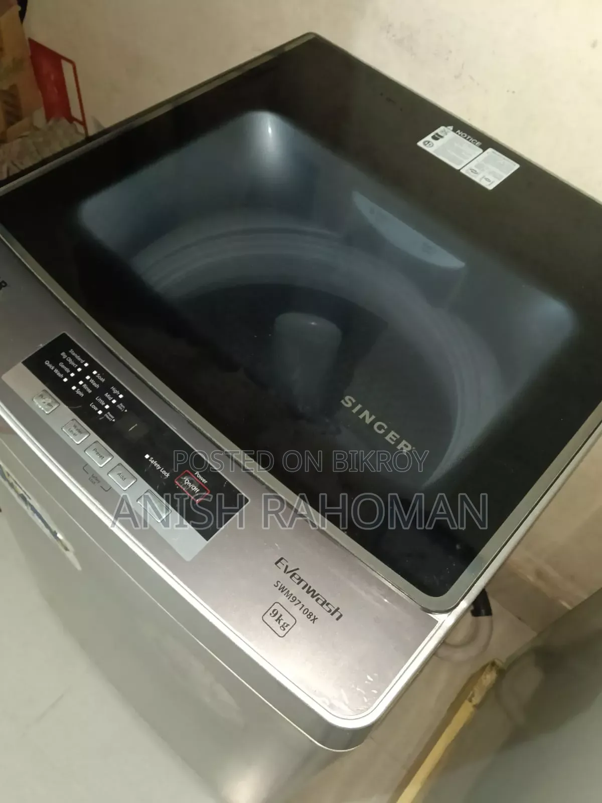 Washing machine for sale