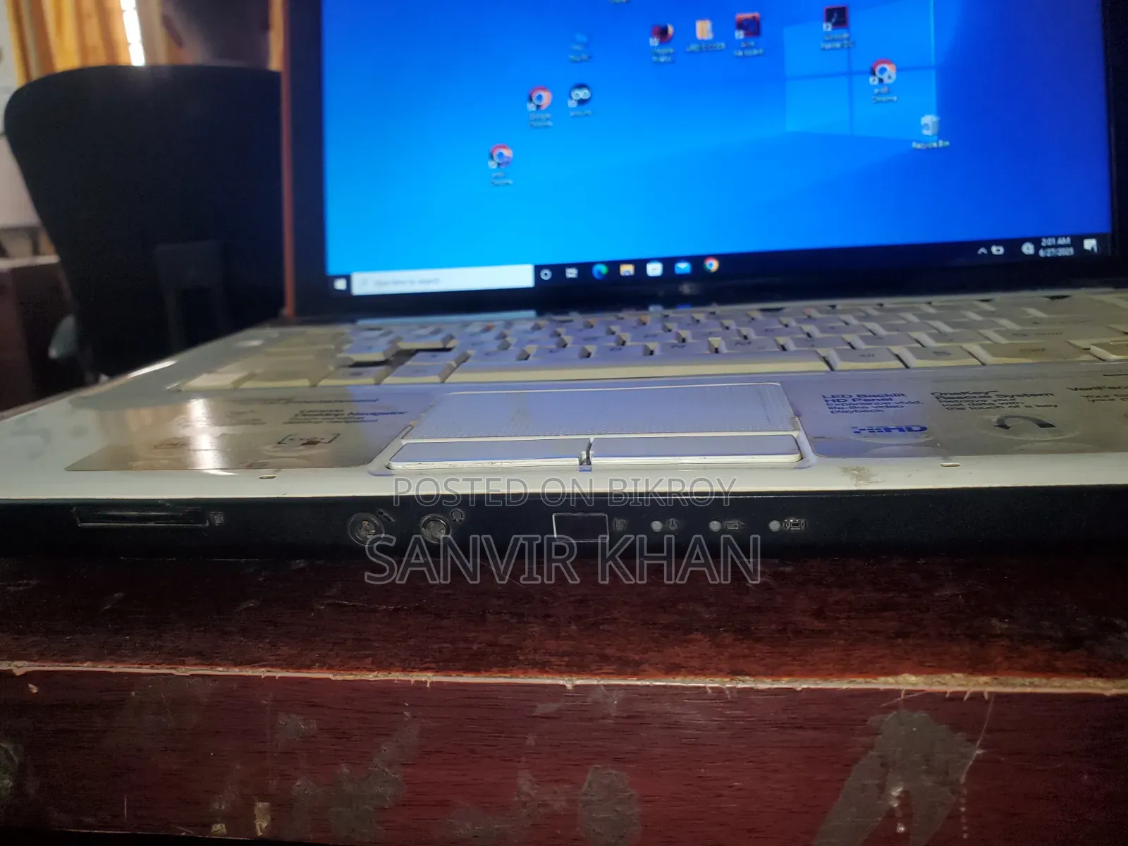 Laptop Lenovo IdeaPad Y550 4GB Intel Core 2 Duo SSD 128GB