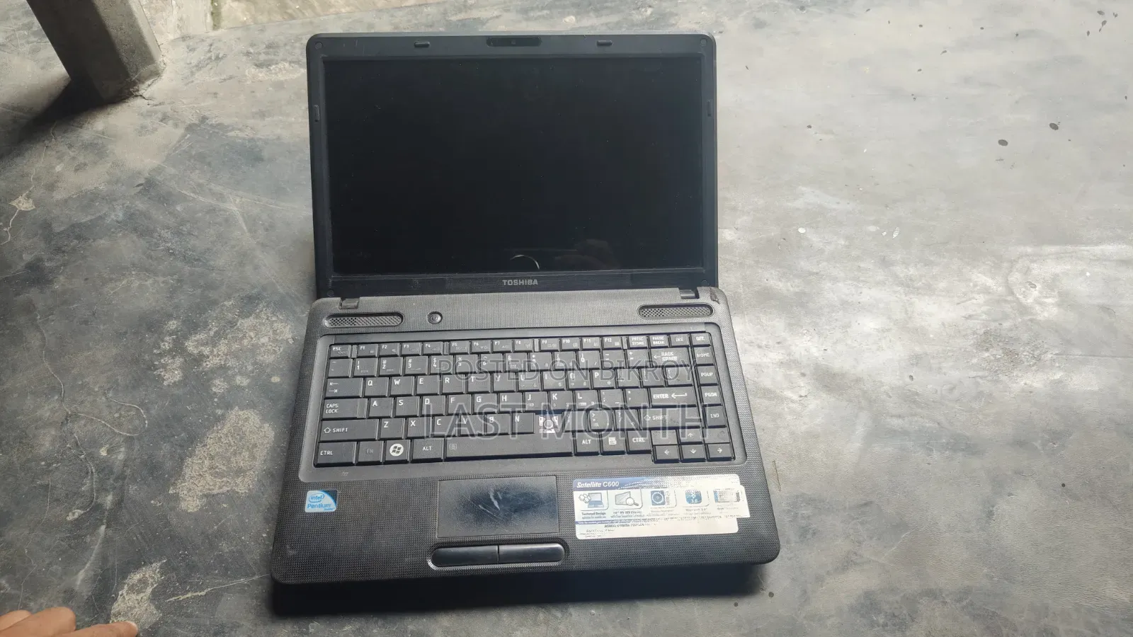 Laptop Toshiba Satellite C640 4GB Intel Core 2 Duo SSD 128GB