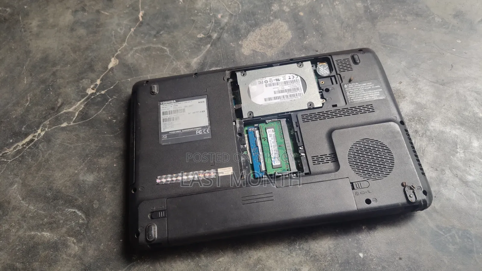 Laptop Toshiba Satellite C640 4GB Intel Core 2 Duo SSD 128GB