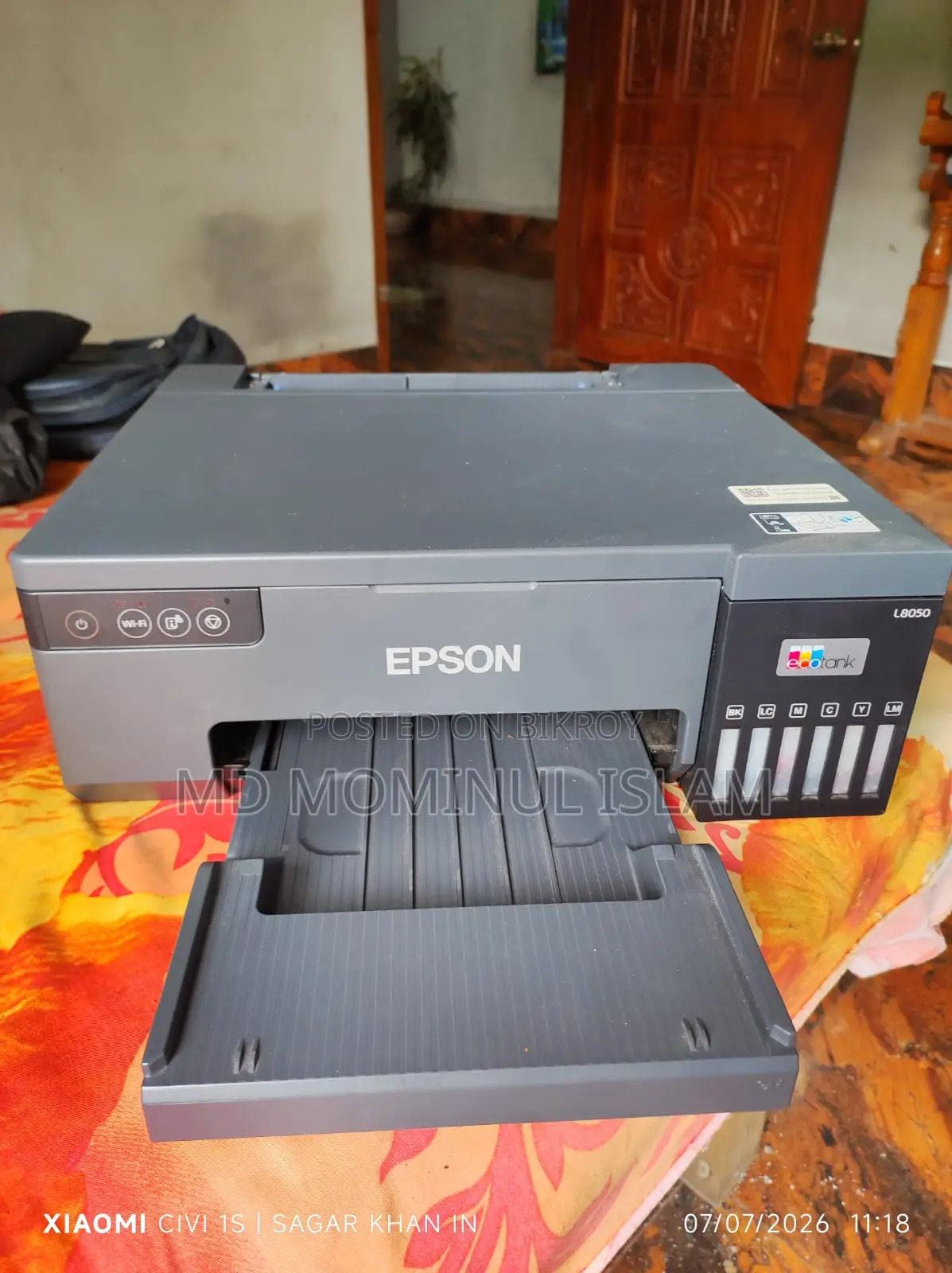 Printer Epson L8050 - Punch Copy Bike Smart Card Print
