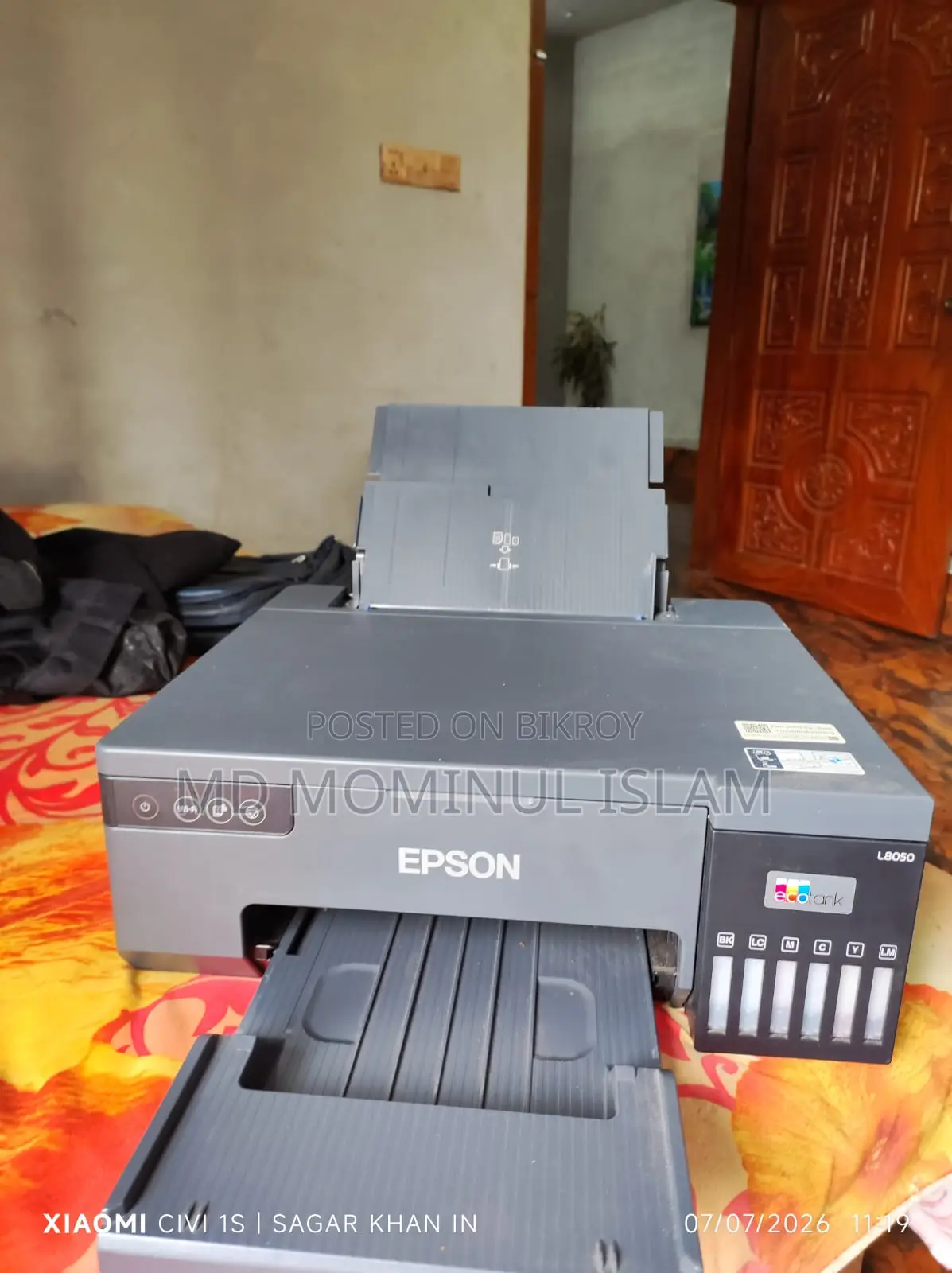 Printer Epson L8050 - Punch Copy Bike Smart Card Print