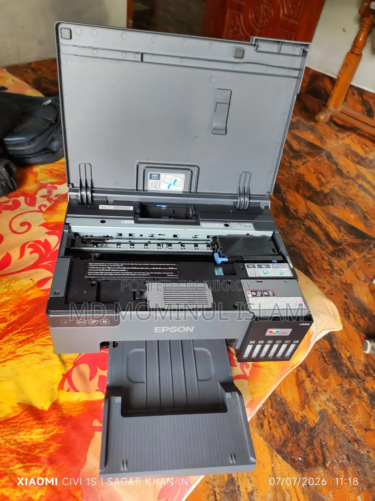 Printer Epson L8050 - Punch Copy Bike Smart Card Print