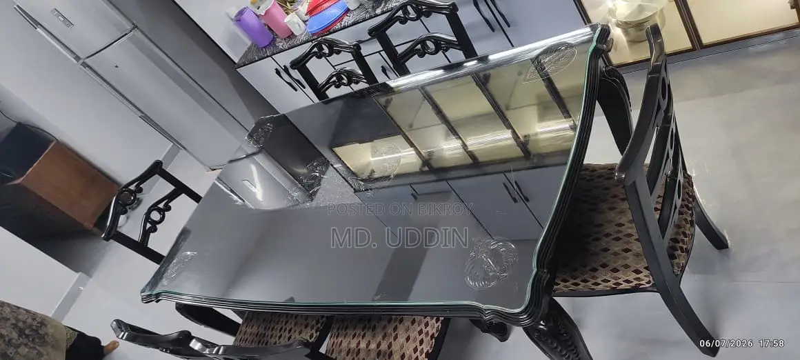 Dining Table (With 6 Chairs)