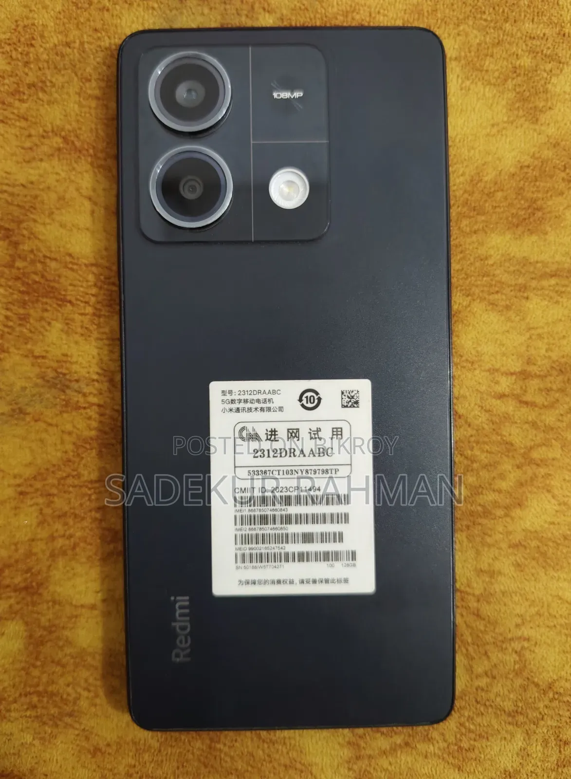 Xiaomi Redmi Note 13 128 GB Black