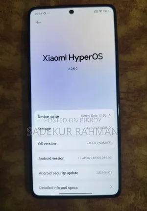 Xiaomi Redmi Note 13 128 GB Black