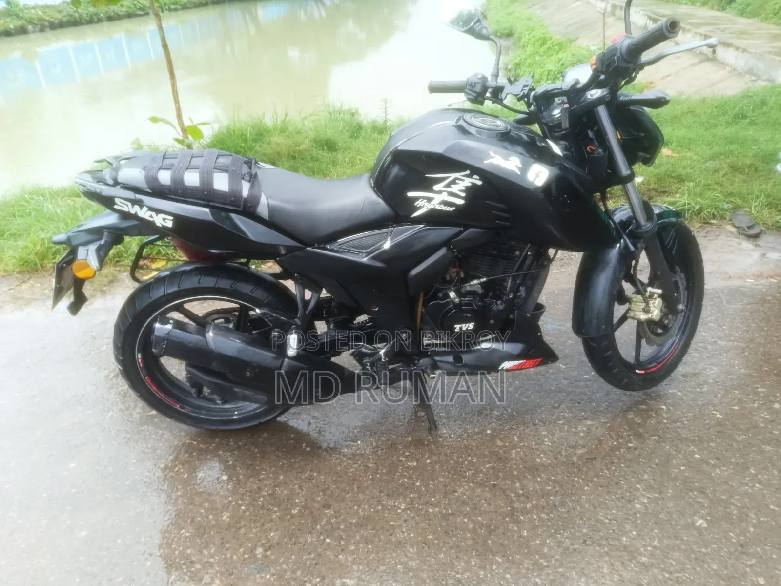 TVS Apache 160 4V 2022 Black