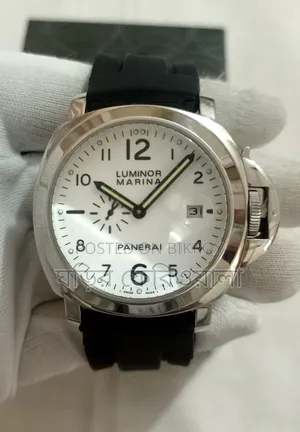 European Grade Luminor Panerai Automatic 60sec Watch White Dial