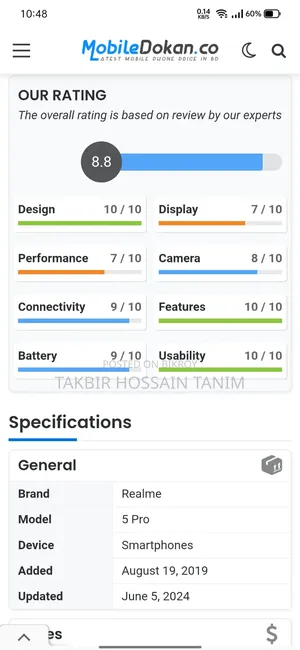 Realme 5 Pro 64 GB Blue