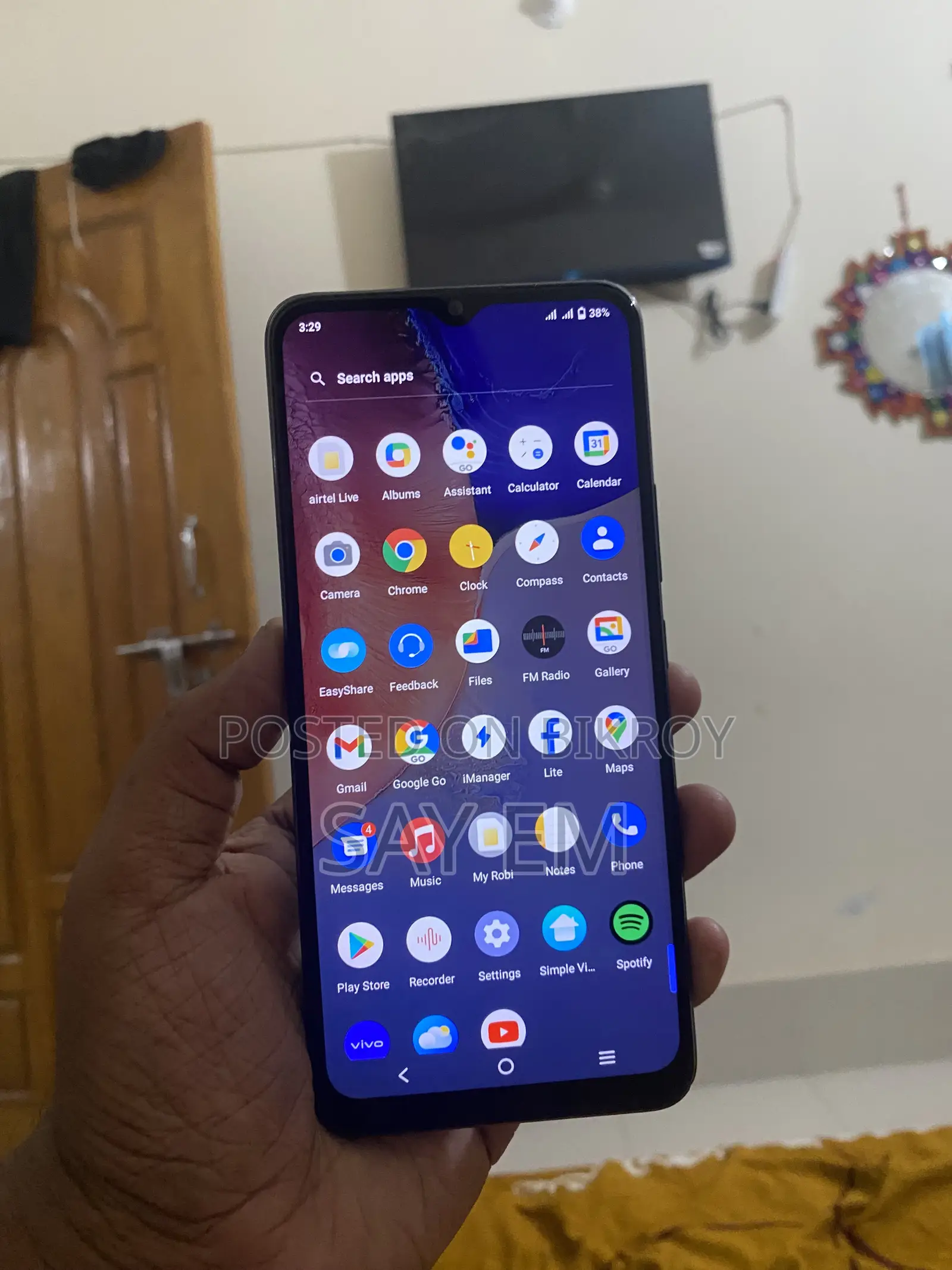 Vivo Y01 32 GB Black