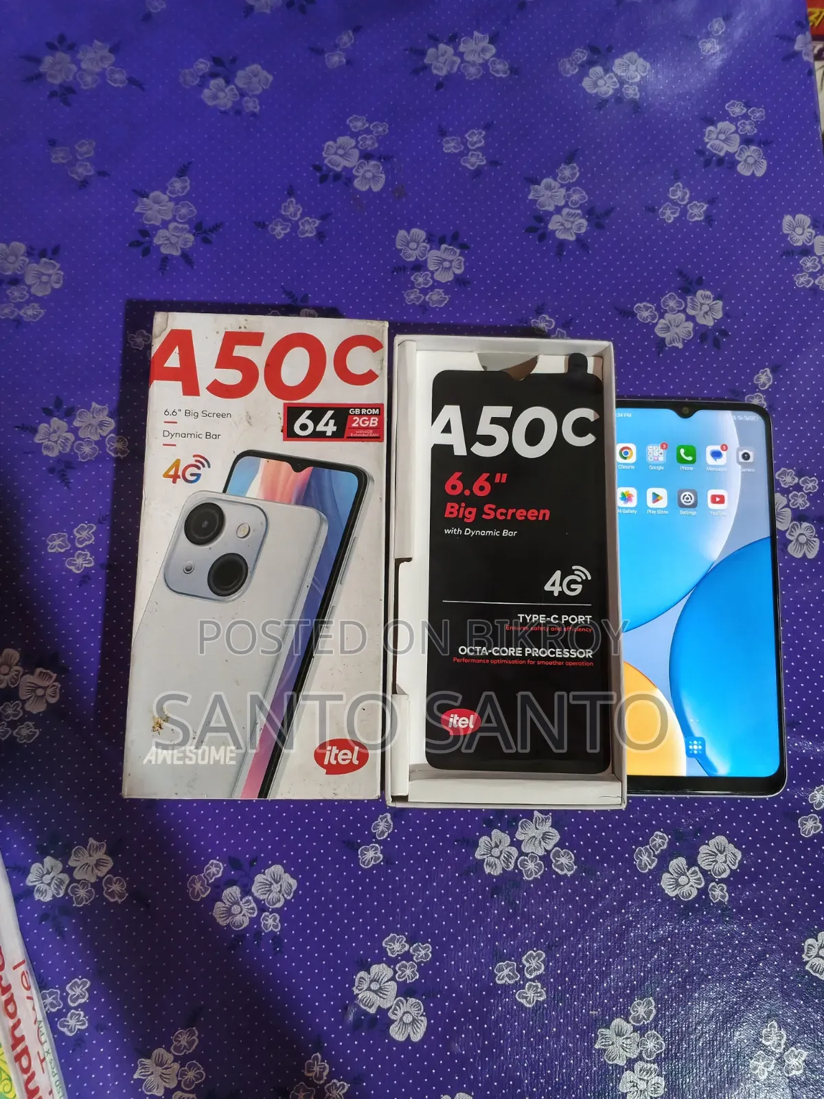 New Itel A50C 32 GB White