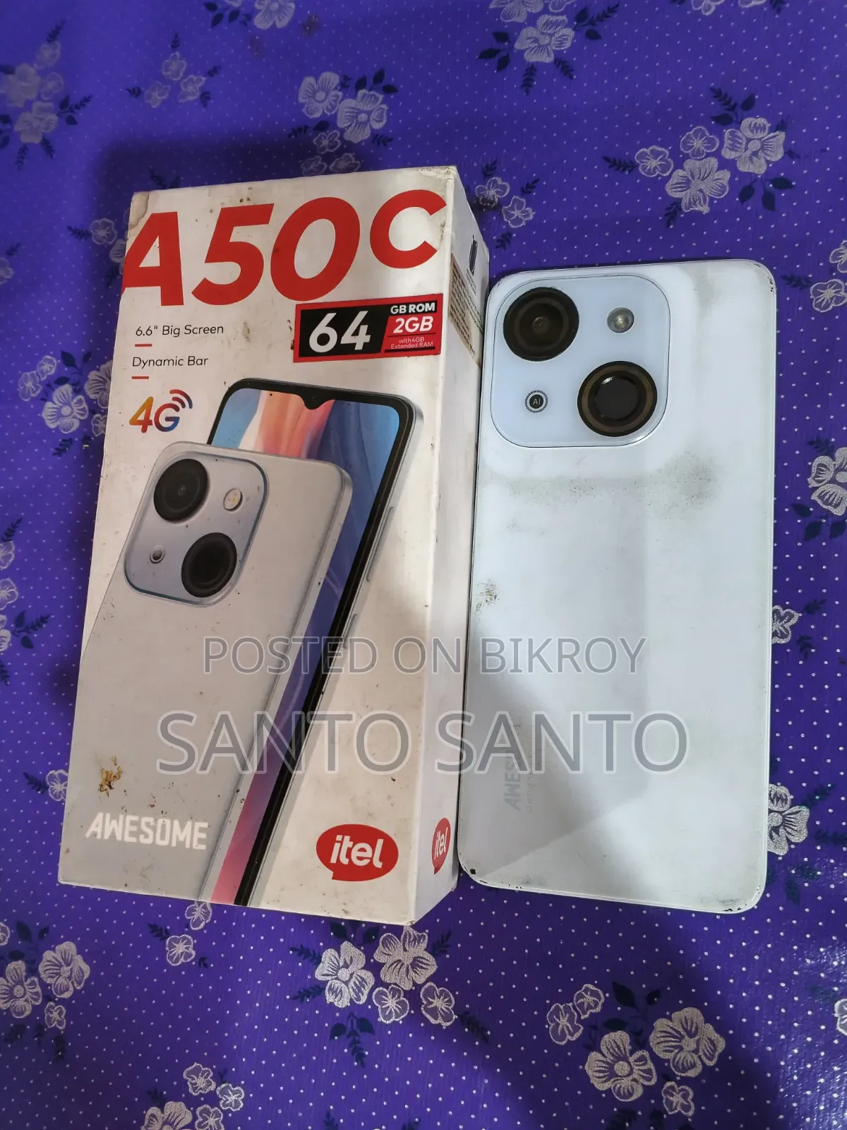 New Itel A50C 32 GB White