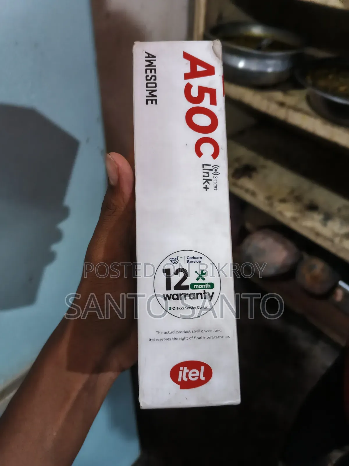 New Itel A50C 32 GB White