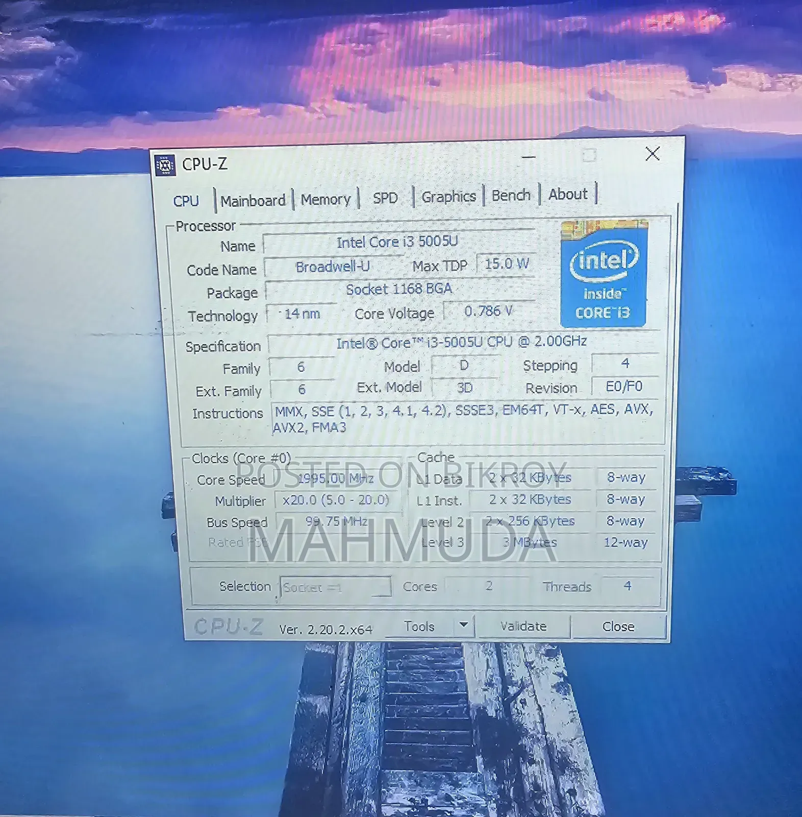 Laptop Dell Vostro 14 3000 4GB Intel Core i3 HDD 500GB