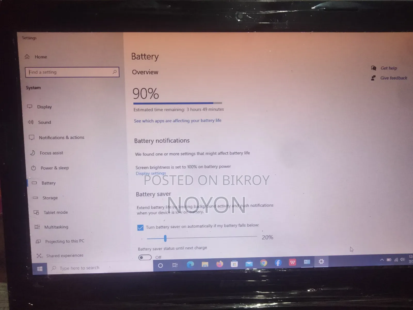 Laptop Lenovo G40 4GB Intel Core i5 HDD 128GB