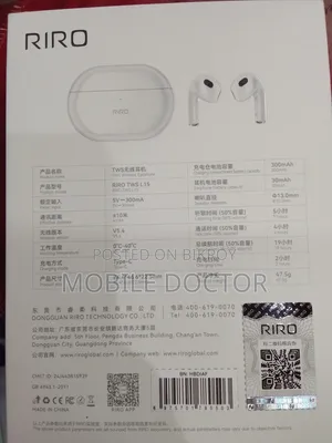 Riro TWS Wireless Earphone L15
