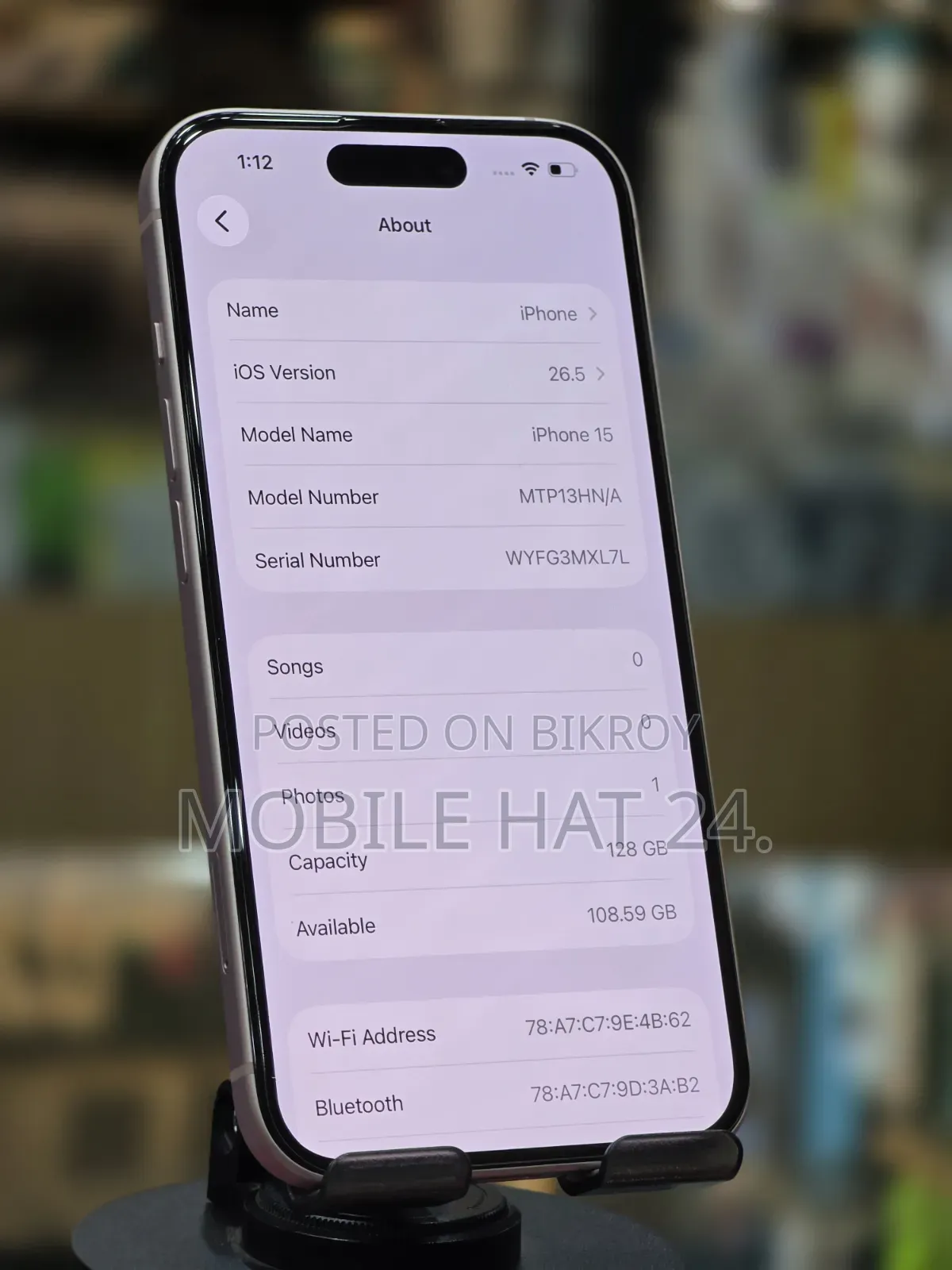 Apple iPhone 15 128 GB Pink